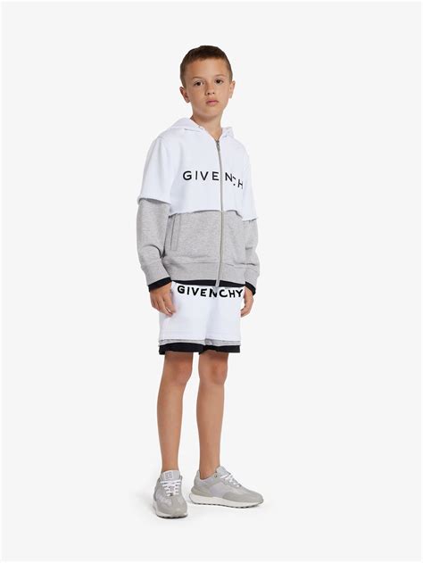 grey givenchy shorts|GIVENCHY College bermuda shorts in fleece .